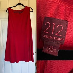 Sleeveless fit and flare dress. Size XL